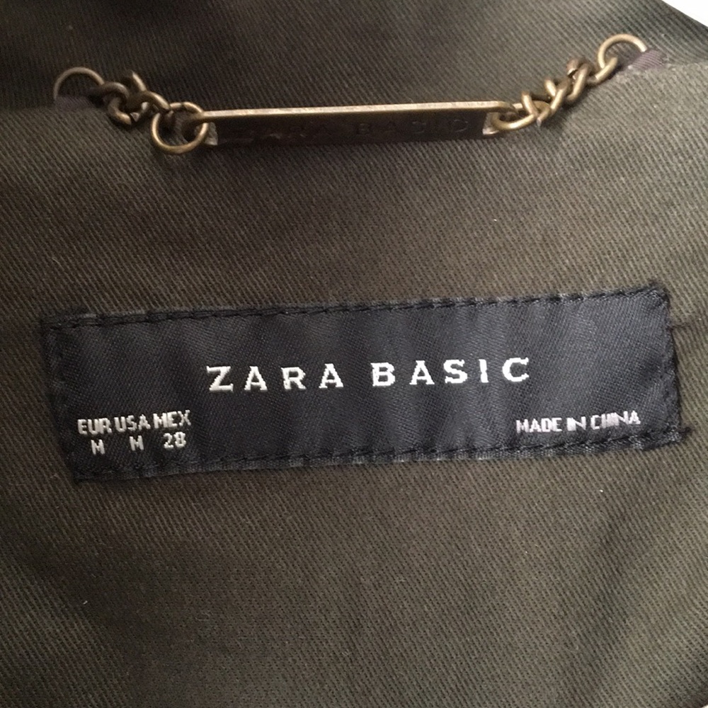 Zara Basic Belted Trench Coat - image 4